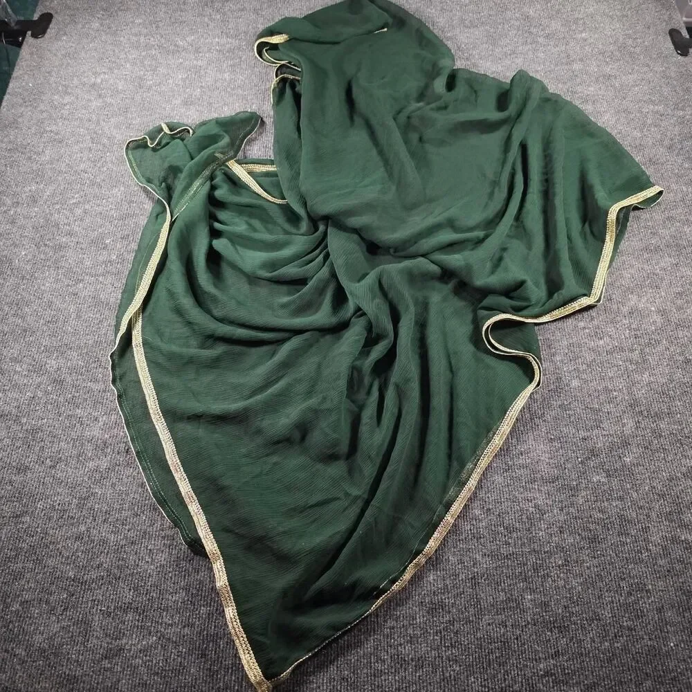 Unbranded Women's Green Scarf-wraps